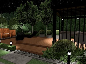 Oświetlenie tarasu wydłuża czas użytkowania ogrodu - zdjęcie od ZIELONY BARDZO