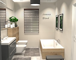 Minimalistyczna piękna łazienka - zdjęcie od Studio Projektowe Joanna Blond - Homebook