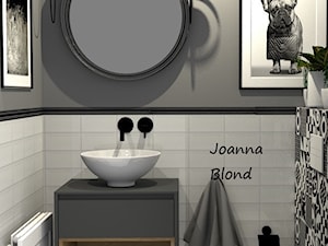 Urocza mała łazienka - zdjęcie od Studio Projektowe Joanna Blond