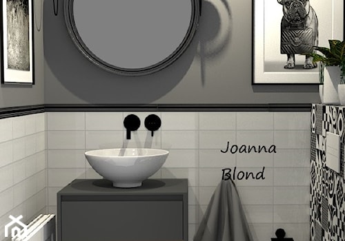 Urocza mała łazienka - zdjęcie od Studio Projektowe Joanna Blond