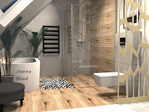 Spa w nowoczesnej łazience - zdjęcie od Studio Projektowe Joanna Blond