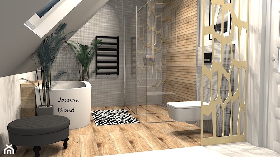 Spa w nowoczesnej łazience - zdjęcie od Studio Projektowe Joanna Blond