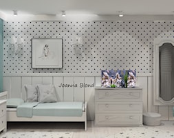 Uroczy pokój w kolorach mięty - zdjęcie od Studio Projektowe Joanna Blond - Homebook