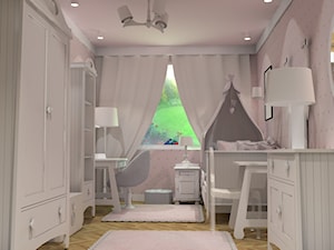 Romantyczny pokój w różu - zdjęcie od Studio Projektowe Joanna Blond