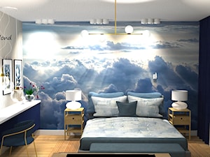 Sypialnia w niebie - zdjęcie od Studio Projektowe Joanna Blond