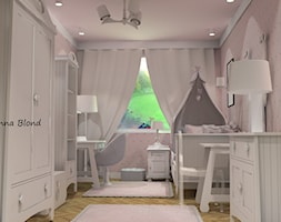 Cukierkowy pokój małej księżniczki - zdjęcie od Studio Projektowe Joanna Blond - Homebook
