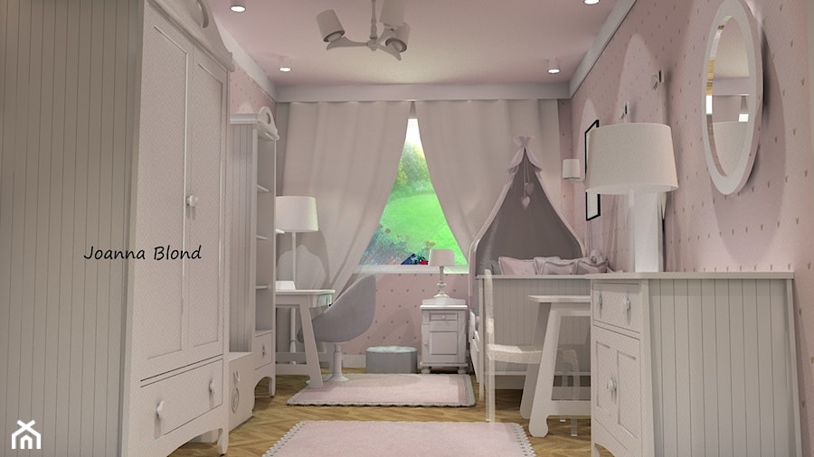 Cukierkowy pokój małej księżniczki - zdjęcie od Studio Projektowe Joanna Blond