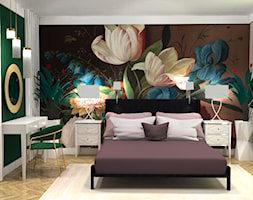 Sypialnia w kwiatach - zdjęcie od Studio Projektowe Joanna Blond - Homebook