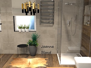 Łazienka w lustrach - zdjęcie od Studio Projektowe Joanna Blond