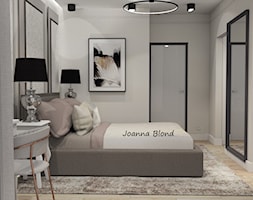 Sypialnia w odcieniach beżu i brązu - zdjęcie od Studio Projektowe Joanna Blond - Homebook
