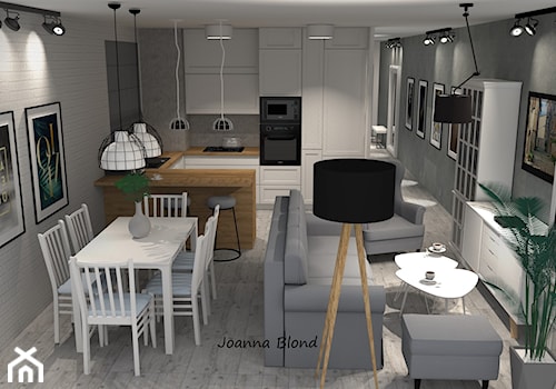 Małe mieszkanie w bloku - zdjęcie od Studio Projektowe Joanna Blond