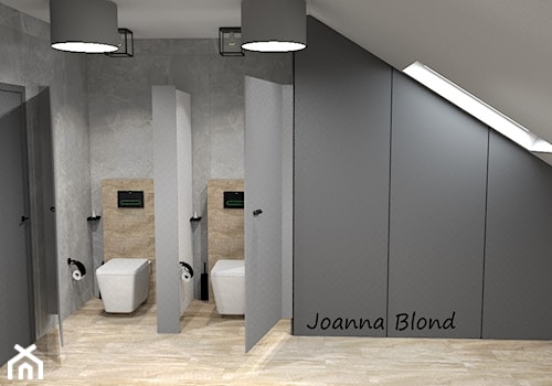 Toaleta publiczna w biurze - zdjęcie od Studio Projektowe Joanna Blond