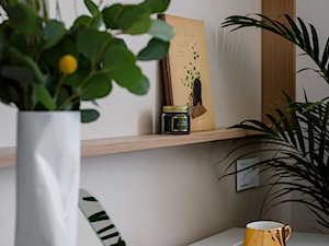 Mieszkanie Gdańsk Niepołomicka - Mała szara sypialnia, styl tradycyjny - zdjęcie od Kowalczyk Gajda Studio Projektowe
