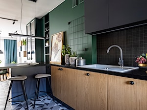 Zielony dom w Gdyni - Kuchnia, styl nowoczesny - zdjęcie od Kowalczyk Gajda Studio Projektowe