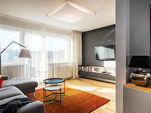Mieszkanie w Gdyni - Salon, styl nowoczesny - zdjęcie od Kowalczyk Gajda Studio Projektowe