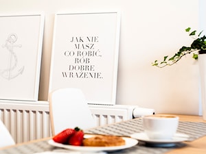 Mieszkanie z antresolą, Gdynia Chwarzno - Kuchnia, styl nowoczesny - zdjęcie od Kowalczyk Gajda Studio Projektowe