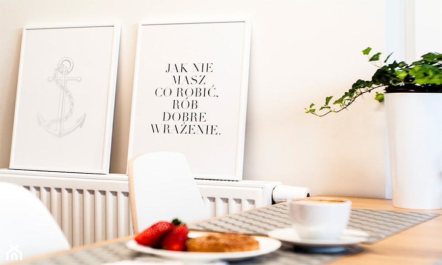 Mieszkanie z antresolą, Gdynia Chwarzno - Kuchnia, styl nowoczesny - zdjęcie od Kowalczyk Gajda Studio Projektowe
