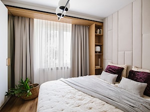 Mieszkanie na Helu - Sypialnia, styl nowoczesny - zdjęcie od Kowalczyk Gajda Studio Projektowe