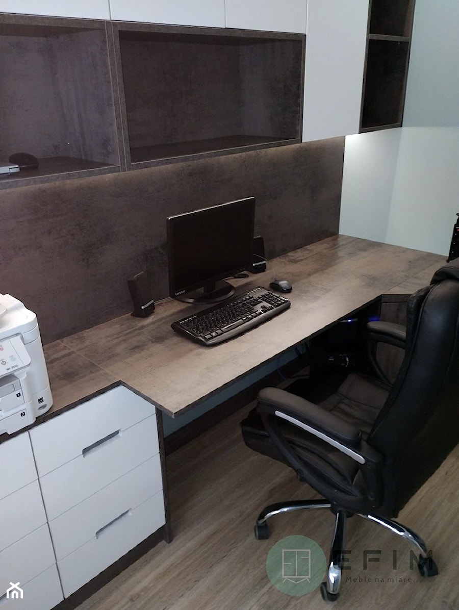 biurko w gabinecie - zdjęcie od EFIM_meble na miarę
