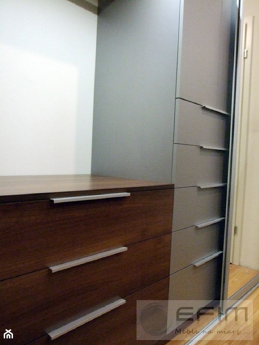 szuflady w garderobie - zdjęcie od EFIM_meble na miarę
