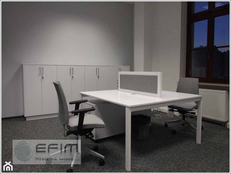 biurko dwustanowiskowe - zdjęcie od EFIM_meble na miarę - Homebook