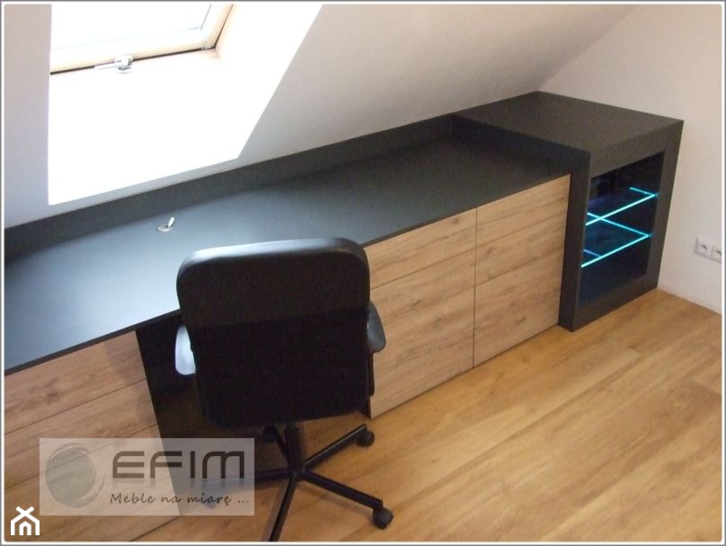 biurko-komoda i szafka RTV - zdjęcie od EFIM_meble na miarę