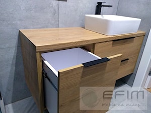 szafka pod umywalkę - szuflada na pranie - zdjęcie od EFIM_meble na miarę