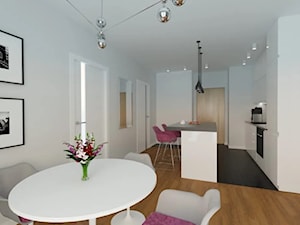 Salon z kuchnią – Marysin - Projekt i aranżacja wnętrza - zdjęcie od MGArchitekci.pl