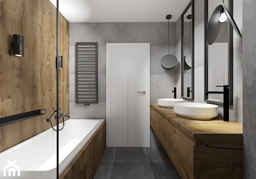 Nowoczesna łazienka - zdjęcie od Załęska projektowanie wnętrz