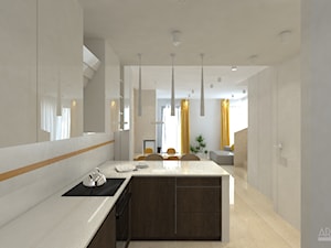 Wnętrze domu jednorodzinnego - Kuchnia, styl nowoczesny - zdjęcie od ARCHITERRA