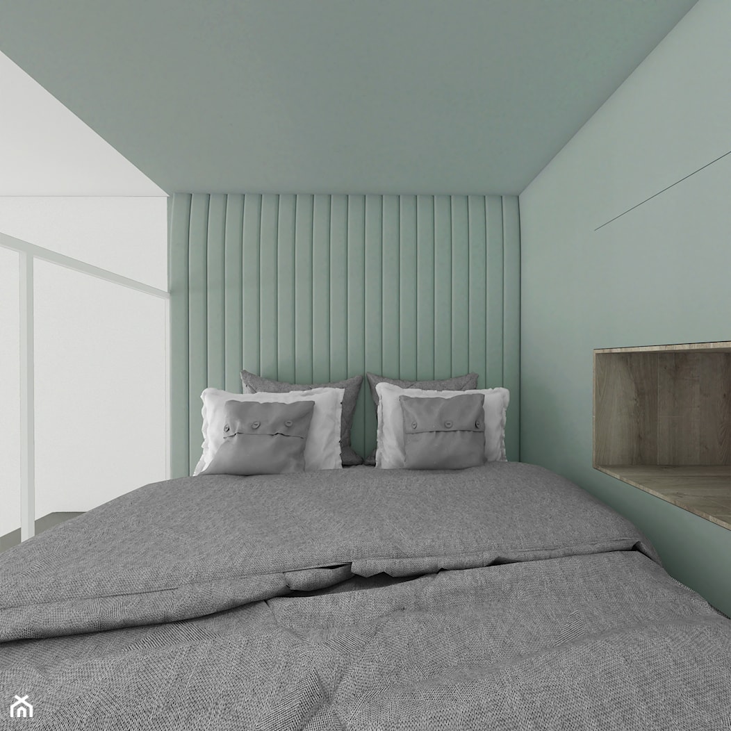 Sypialnia na antresoli - zdjęcie od Pracownia Architektury Alicja Sawicka - Homebook