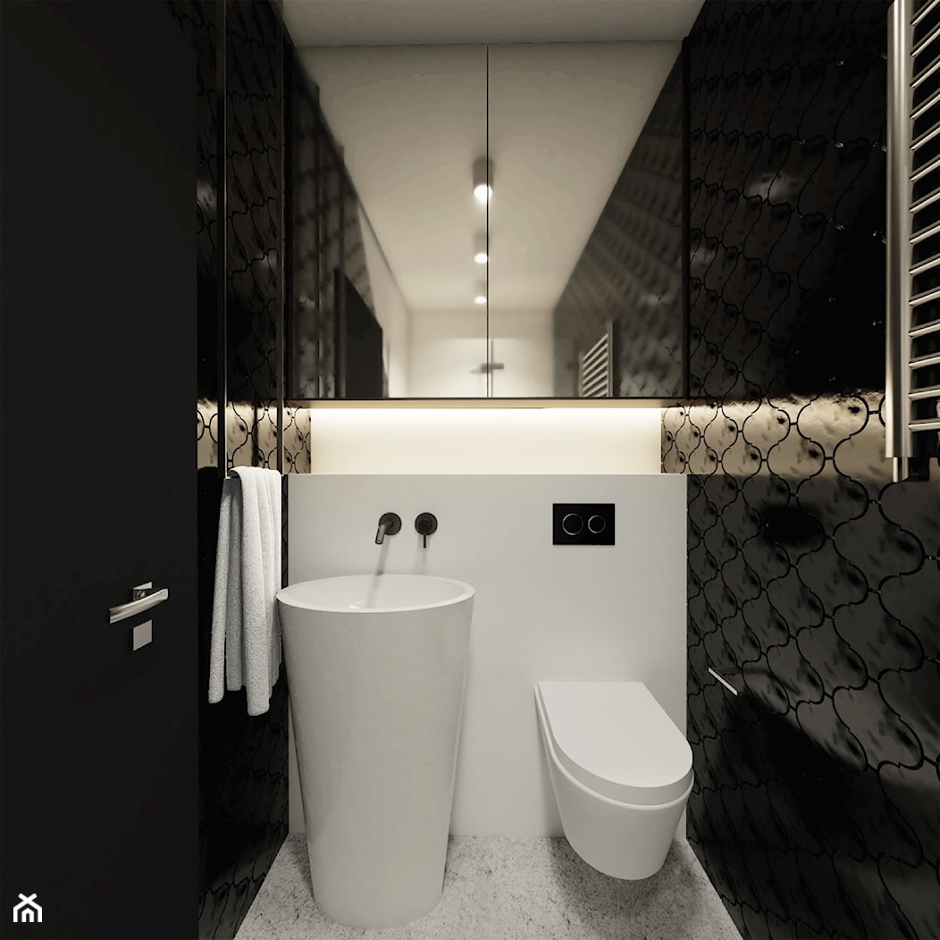 Łazienka z wolnostojącą umywalką - zdjęcie od Pracownia Architektury Alicja Sawicka - Homebook