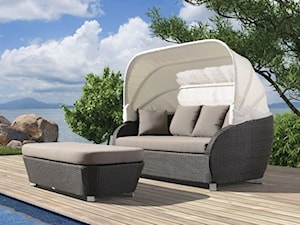 Sofa ogrodowa CASTLE z podnóżkiem - zdjęcie od Ogrodolandia