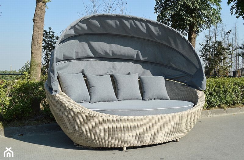 Łóżko ogrodowe CLOUD (technorattan) - zdjęcie od Ogrodolandia - Homebook