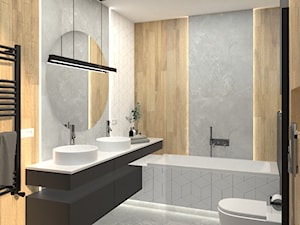 Projektowanie łazienek lubelskie - zdjęcie od PRACOWNIA PROJEKTOWA KINGA ZDŻALIK