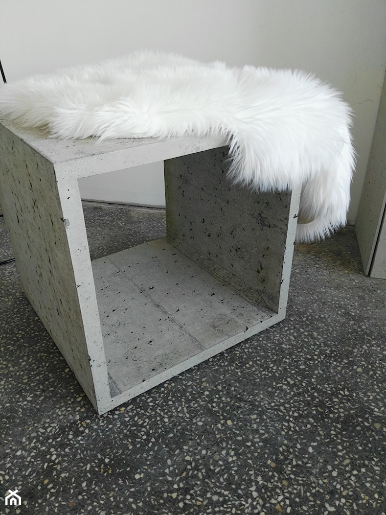 stolik szafka ławka siedzisko BOX.40 / BOX.50 - zdjęcie od concre beton architektoniczny - Homebook