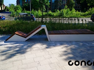 ławki i leżaki - miejskie / parkowe / ogrodowe - zdjęcie od concre beton architektoniczny