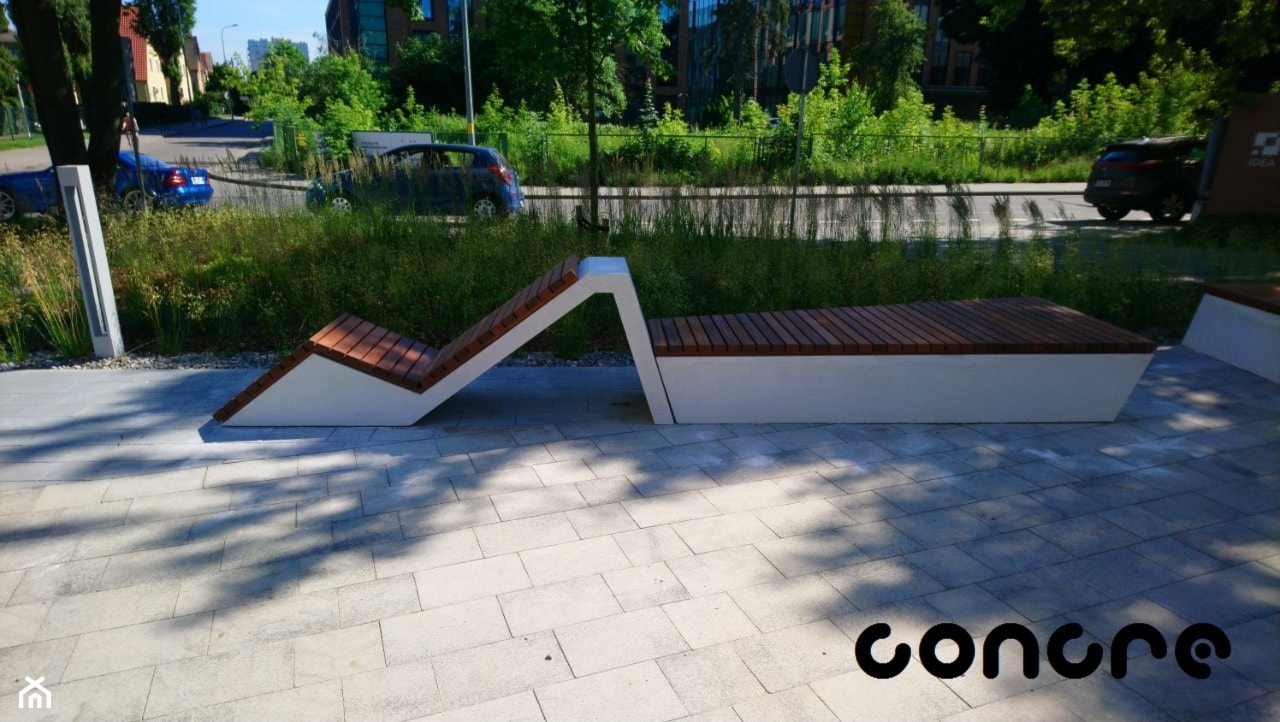 ławki i leżaki - miejskie / parkowe / ogrodowe - zdjęcie od concre beton architektoniczny - Homebook