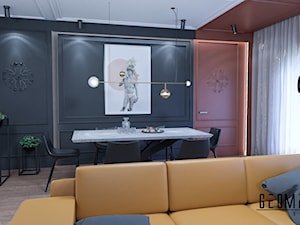 Apartament Klasyczny - Salon, styl nowoczesny - zdjęcie od Geometria Studio