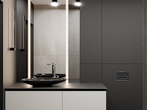 Projekt łazienki - Łazienka, styl minimalistyczny - zdjęcie od Geometria Studio