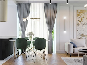Dom w klasycznym wydaniu - Salon, styl tradycyjny - zdjęcie od Geometria Studio