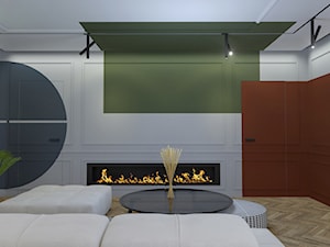 Living Room - Salon, styl nowoczesny - zdjęcie od Geometria Studio