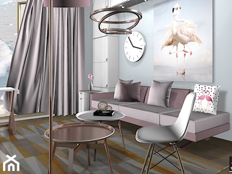 Aranżacje wnętrz - Salon: FLAMINGOMANIA - PLUSDESIGN Studio Projektowe Luba Boccardi. Przeglądaj, dodawaj i zapisuj najlepsze zdjęcia, pomysły i inspiracje designerskie. W bazie mamy już prawie milion fotografii!