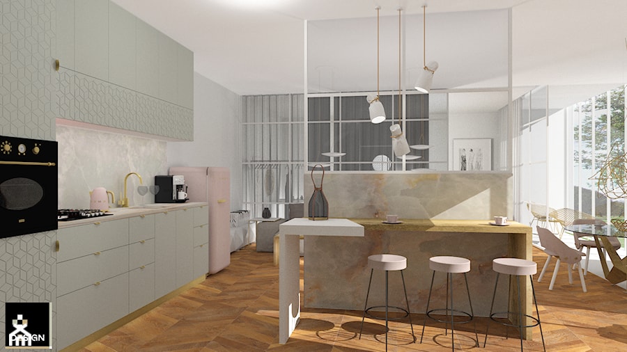 SZKLANY APARTAMENT - zdjęcie od PLUSDESIGN Studio Projektowe Luba Boccardi