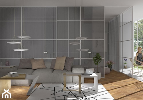 SZKLANY APARTAMENT - zdjęcie od PLUSDESIGN Studio Projektowe Luba Boccardi