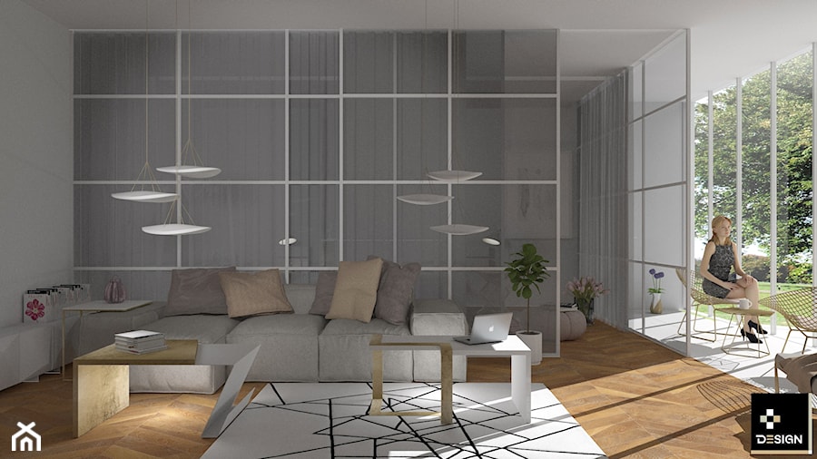 SZKLANY APARTAMENT - zdjęcie od PLUSDESIGN Studio Projektowe Luba Boccardi