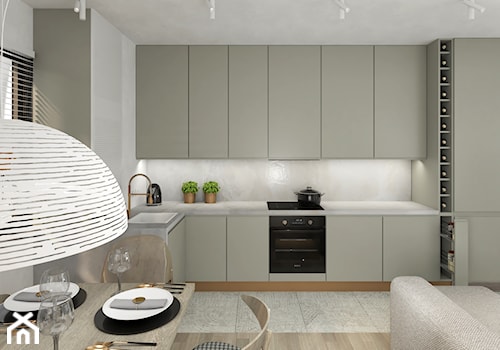 MINIMALIZM - Kuchnia, styl minimalistyczny - zdjęcie od PLUSDESIGN Studio Projektowe Luba Boccardi