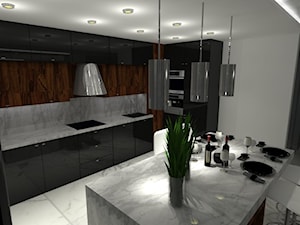 Salon połączony z kuchnią - zdjęcie od LAVISH DESIGN
