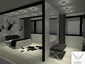 Apartament Katowice 2 - Sypialnia, styl minimalistyczny - zdjęcie od LAVISH DESIGN