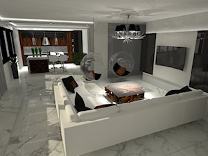 Salon połączony z kuchnią - zdjęcie od LAVISH DESIGN